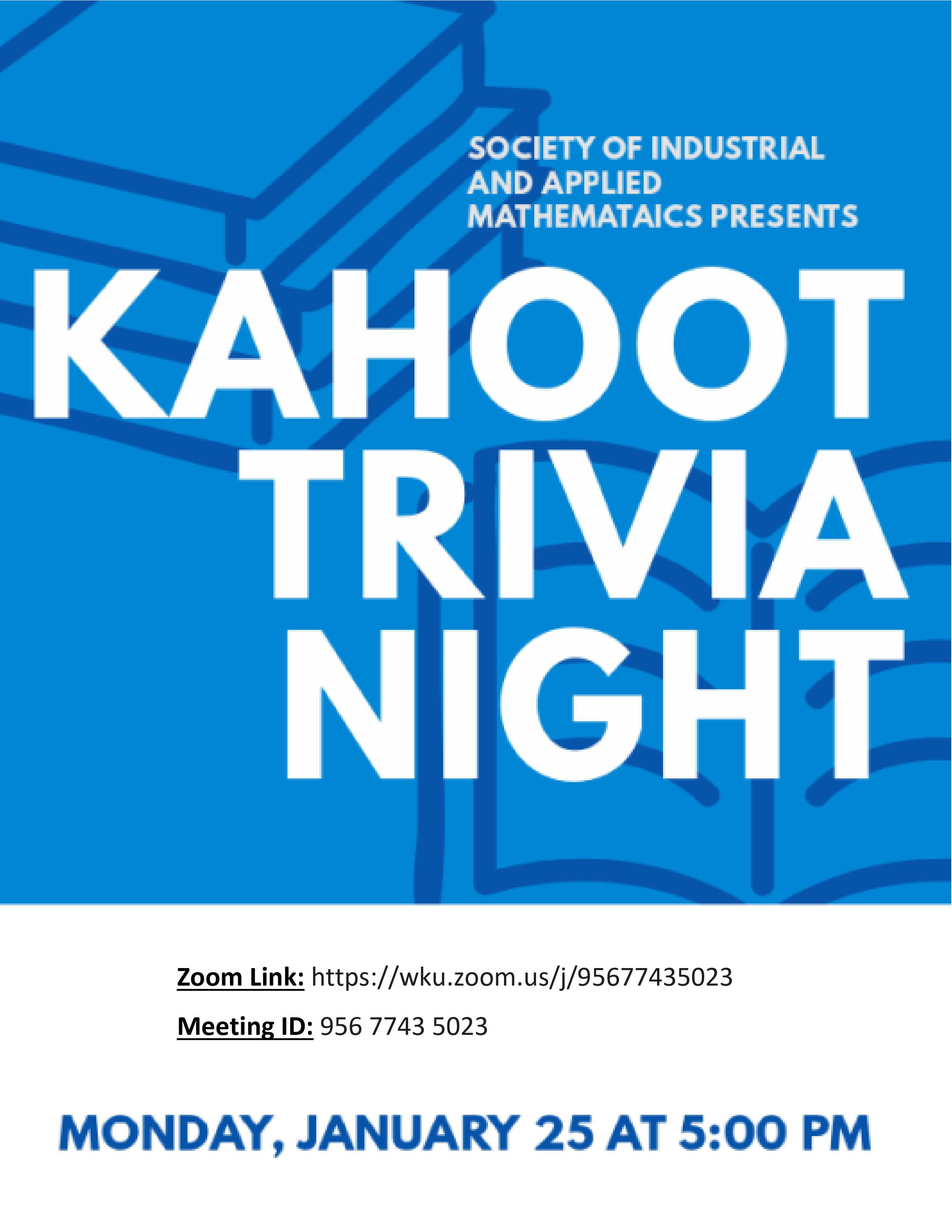 trivia poster 1/25/2021